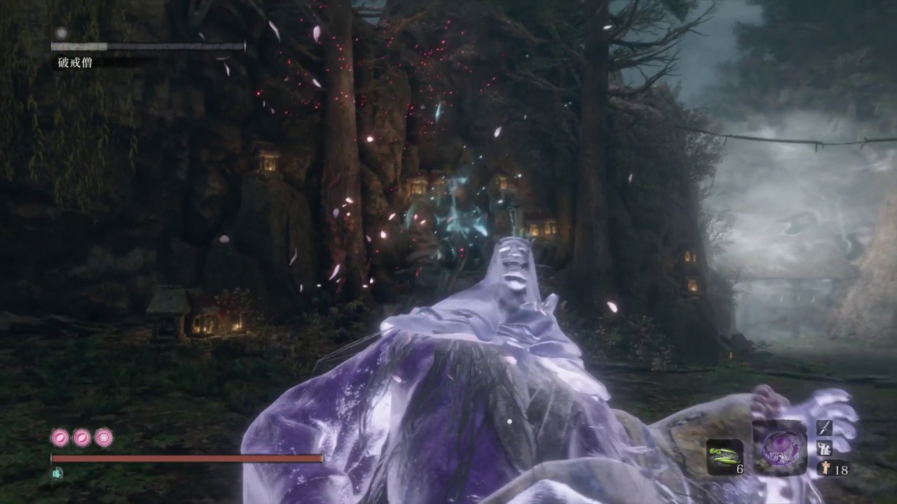 隻狼 Sekiro 芦名の底 破戒僧にステルス落下忍殺を決めてみた Corrupted Monk Ashina Depths Can Defeat At Jumping Stealth Kill Youtube