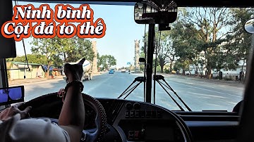 P2. Đi khách hà lan sang ninh bình có cột đá to to #ngockb #laixekhach #travel #dulich