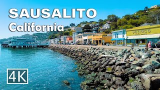 [4K] Sausalito - Walking Tour Of Hidden Gem