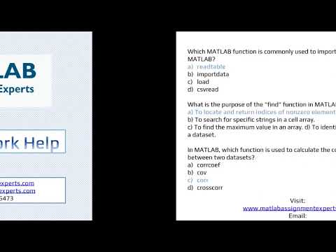 Matlab Homework Help
