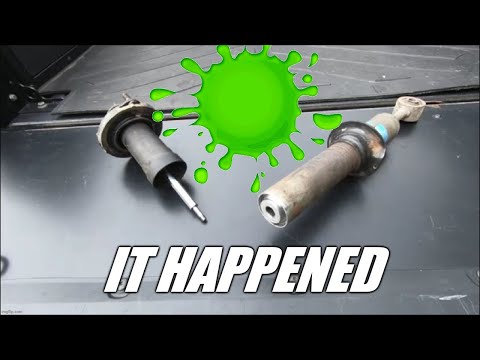 Shock Explodes During Toyota Tacoma Suspension Install Shock Explodes During Toyota Tacoma Suspension Install
