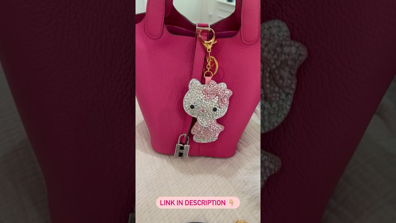 LINDIESS X CHARIS BLING BLING ABC INITIAL BAG CHARM