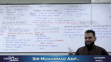 CAF 6 Sir Asif Lecture 01
