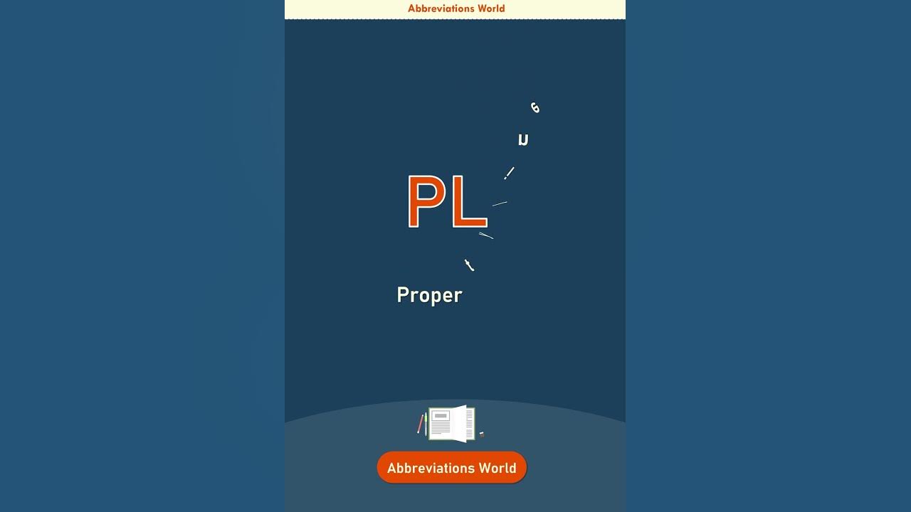 Pl abbreviation stands for pl abbreviation full form what does pl