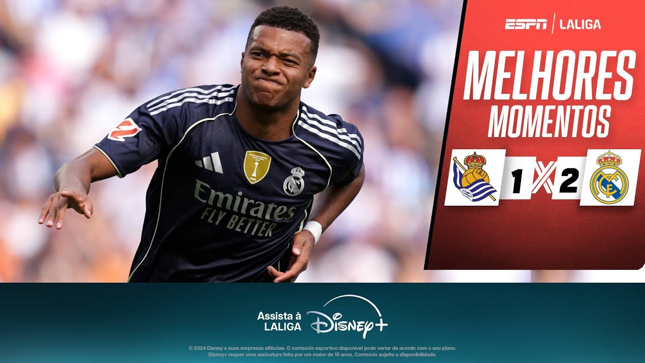 MBAPPÉ dá SHOW na vitória do REAL MADRID contra Real Sociedad na volta de LALIGA após a Data Fifa