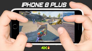 IPHONE 8 PLUS HANDCAM IN 2025 🔥/Smooth+Extreme PUBG Gaming Test😍/ NEW IOS 18.4 Livik Gameplay!