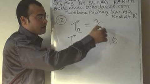 www.mathsbysuhag.com JEE MAIN SOLUTION BY SUHAG KARIYA WWW.TEKOCLASSES.COM 07.04.2013 QUE. NO. 12
