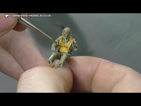 Painting Resin Figures : Building The HobbyBoss TBF-1C Avenger 1/48 Scale : Episode.3