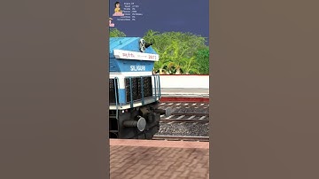 WDP4 Coupling ICF Blue Coach | train | train videos | train game | ATG #shorts #atgtrain