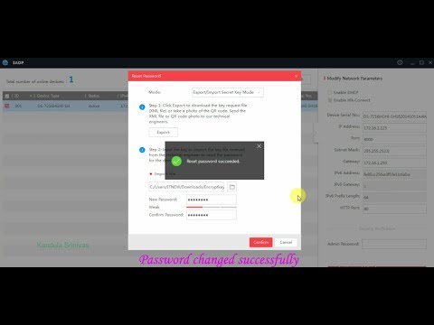 HIK-Vision DVR password Recovery Using SADPTool This will work for every model