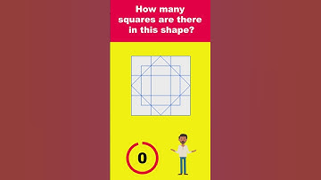 How many Squares Do You See? #mathematicalpuzzle