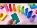 【簡単折り紙】ドミノの折り方 【Origami】How to make Dominos DIY Paper Craft 遊べる 楽しい