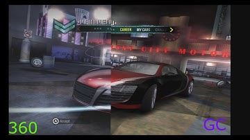 Need For Speed Carbon Xbox 360 vs Gamecube