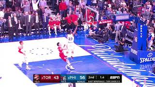 NBA, playoff 2019, Raptors vs. 76ers, Round 2, Game 6, Move 24, Jimmy Butler, steal