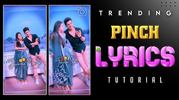 alightmotion new editing | How to Make Pinch lyrics status | technicalmahatma