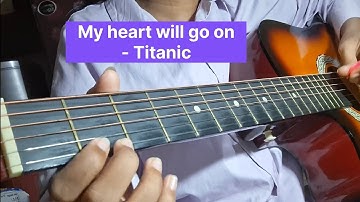 My Heart Will Go On | Guitar Instrumental | Titanic Theme Song | Single String #guitar #shorts