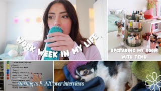 WEEK IN MY LIFE VLOG | The interview prep is getting SERIOUS ft Temu Haul