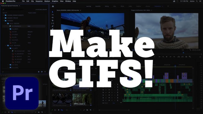 HOW TO MAKE an animated GIF in Premiere Pro and Gif Brewery - Meme Tutorial  for DEAL WITH IT 