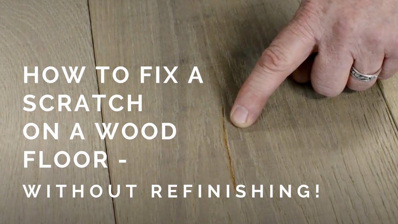 How to repair a scratched hardwood floor with the Coconix Floor and Fu