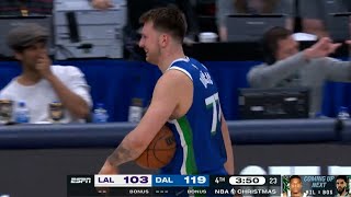 Luka Doncic was very amused by the bribed female ref from whom he gets a foul again