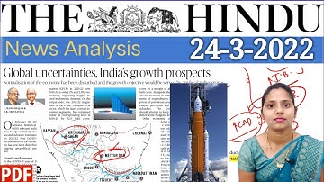 24 March 2022 | The Hindu Newspaper Analysis in English | #upsc #IAS
