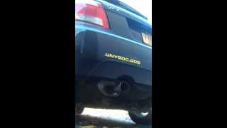 Tsudo Headers stock exhaust on 2005 Saab 92x Linear