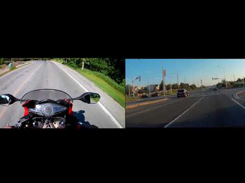 Apeman A77 vs A80   Side by side footage