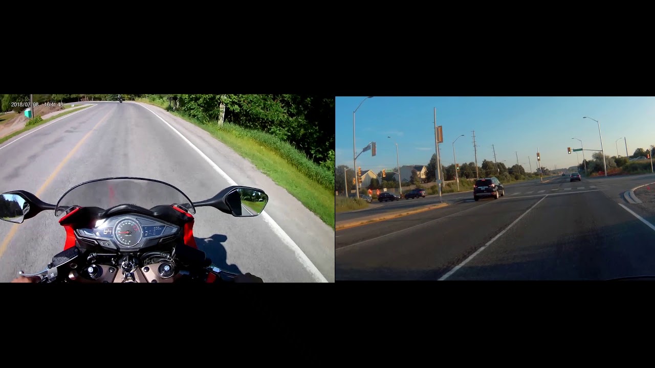 Apeman A77 vs A80 | Side by side footage