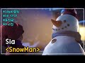 Sia Snowman 겨울하면 이 노래 광고 타임라인 Click 3시간Ver 추천곡 가사 Lyrics 