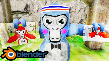 How to make a Gorilla tag Blender Thumbnail!