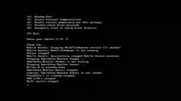 CHECK POINT  -  SIC PASSWORD RESET IN  GATEWAY FIREWALL