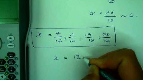 Solving a more complex trig equation using CAS