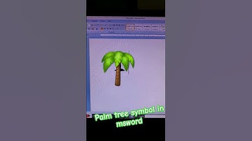 palm 🌴 tree symbol in Msword|how to use microsoft word|Microsoft word