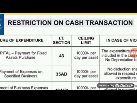 Restrictions on Cash