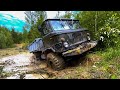 Soviet trucks gaz66 and zil157 off road which wheel drive is better 4x4 vs 6x6