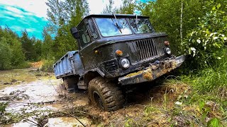 Soviet trucks GAZ-66 and ZIL-157 off road! Which wheel drive is better 4x4 VS 6x6?