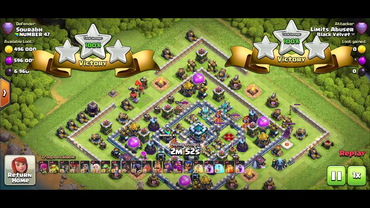 How To 3 Star TH13 Ring Base |Ring Base 3 Star Strategy |Hybrid Attack Strategy|Clash Of Clans