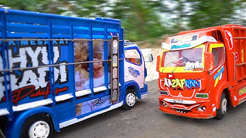Truk Oleng Aa Zafran Ketemu Truk Wahyu Abadi, Auto di Ajak Oleng Sam
