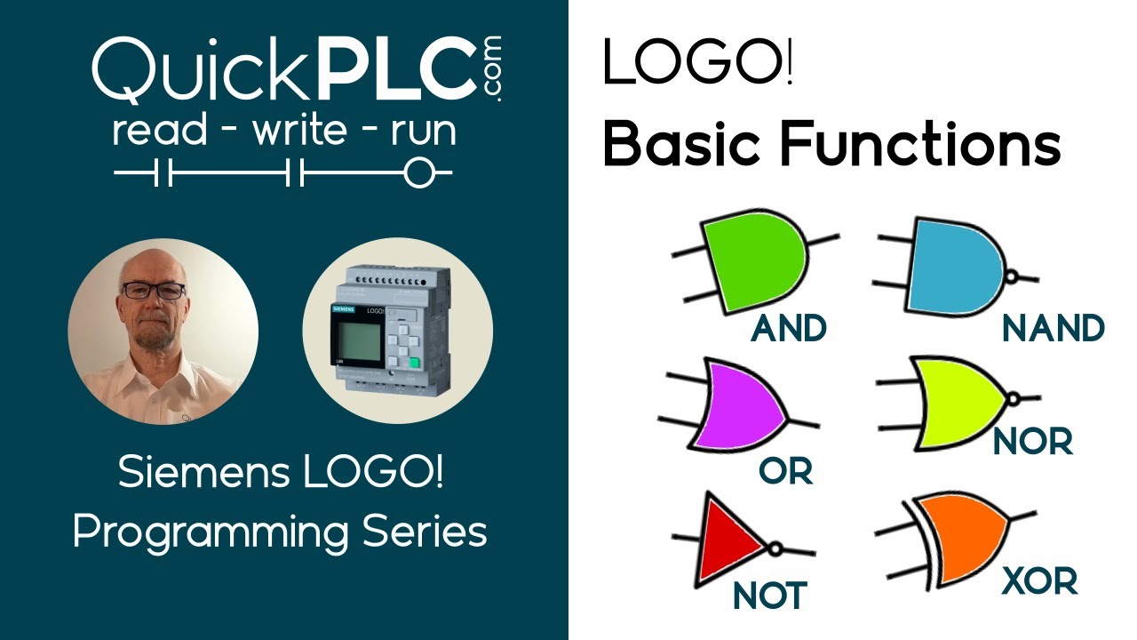 LOGO! Basic functions - AND OR NAND NOR XOR NOT & Edge | Siemens PLC ...