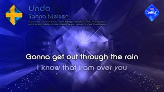 Video thumbnail of "Sanna Nielsen - "Undo" (Sweden) - [Instrumental version]"