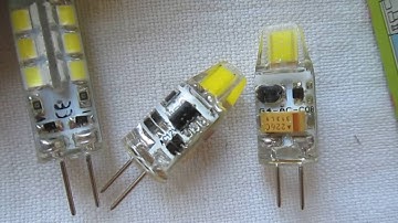 LED G4 Lamp Bulb COB SMD AC /DC 12V 1w-1.5w