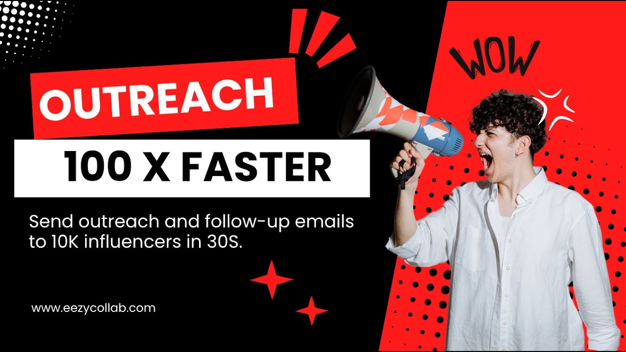 How to Send Outreach and Follow-Up Emails to 10,000 Influencers in 30 Seconds.