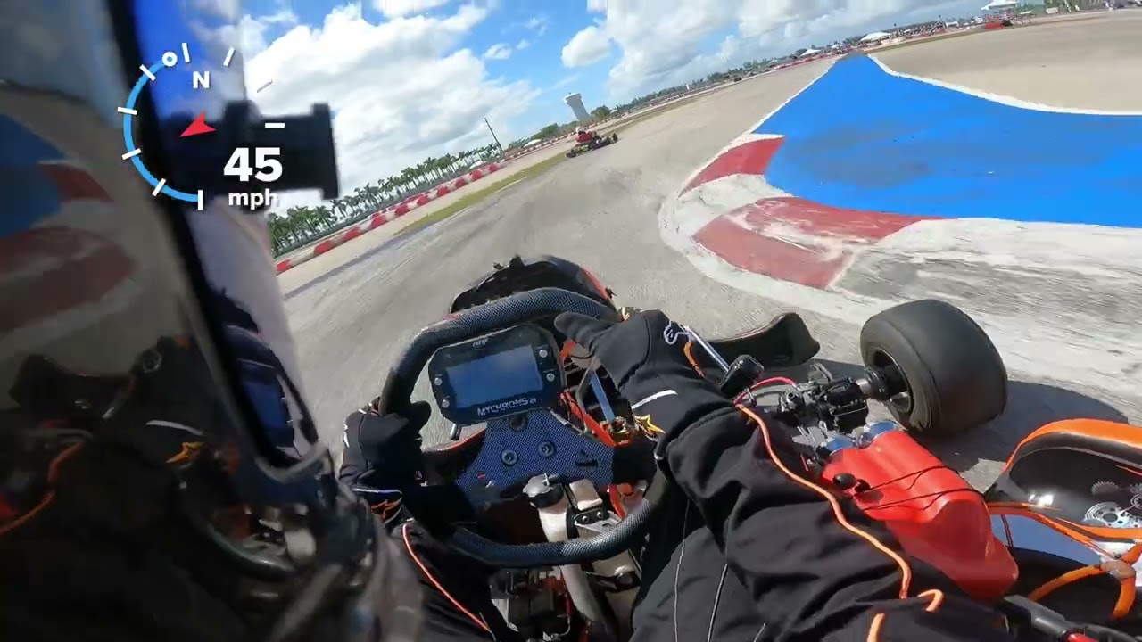 AMR Homestead Karting CRG 125cc shifter Sebastián P