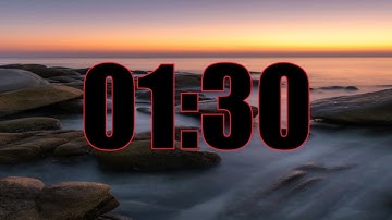 ⏱️ 1.5 Minute Timer | 90 Second Countdown with Alarm 🔔