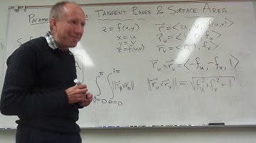 Parametric Surfaces (Part 2) Tangent Planes and Surface Area
