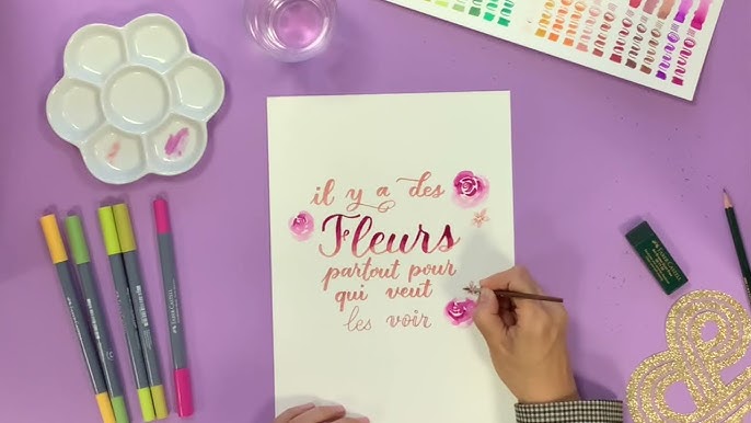 Feutres, brush pen et crayons pour le dessin, l'illustration, le lettering