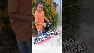 JANGAN BUANG SAMPAH DI SUNGAI 😤😤🤬 #komedi #lucu #hafizarsyad13 #ngakak #kocak #funny #alfajack