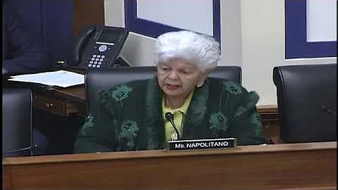 Rep. Napolitano's Opening Statement at Hearing on Bipartisan Water Resources Infrastructure Bill