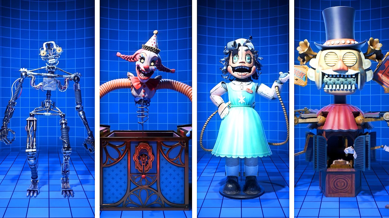 FNAF Secret of the Mimic Animatronics: скримеры и анимации из мастерской