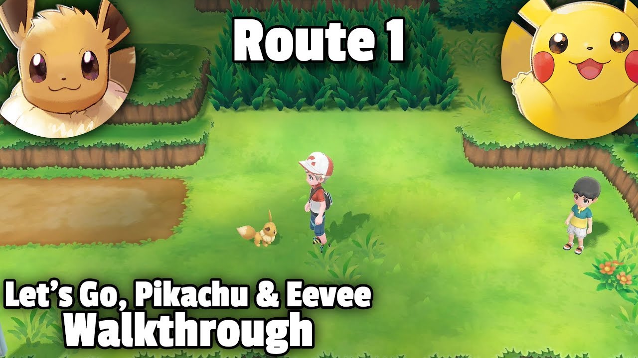 Route 1 Pokémon Lets Go Pikachu Eevee Walkthrough